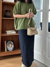 Cashmere Short Slv Knit