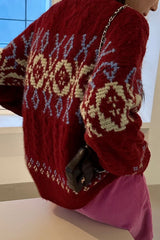 Jacquard Wool Sweater