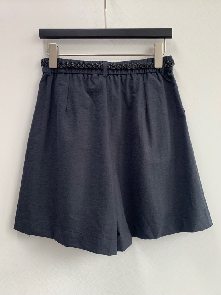 Braided Belt Shorts (Belt Included)