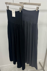 Modal Gathered Maxi Skirt