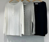 Loose Henley Tee