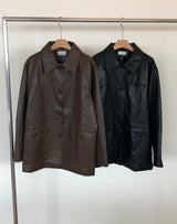 Leather Half Jacket
