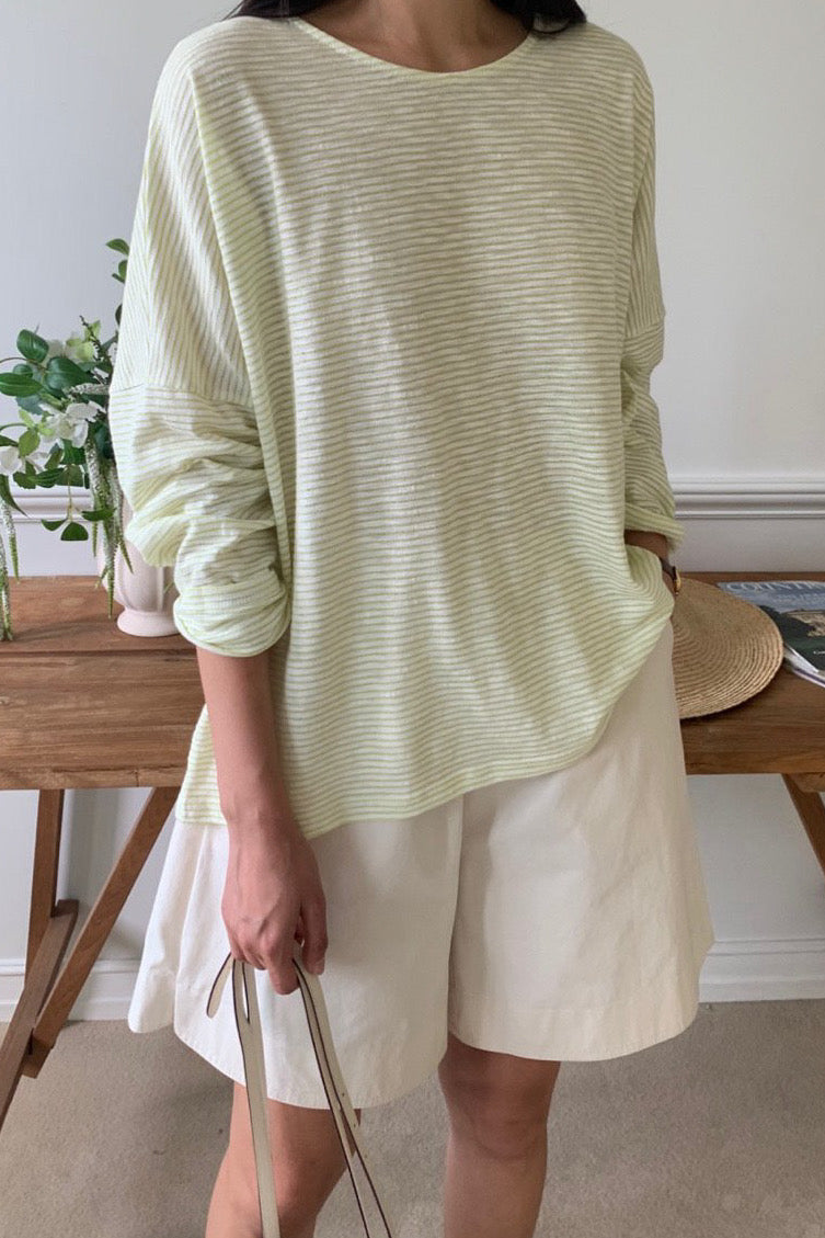 James Stripe Loose Tee