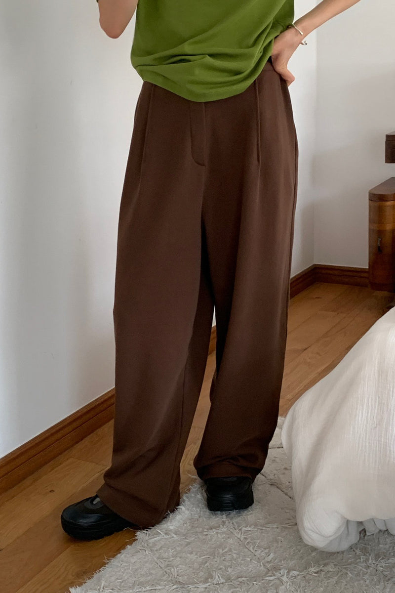 Warm Terry Wide Slacks