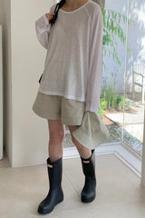 Linen Loose Tee