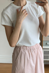Cool-Touch Ribbed Tee