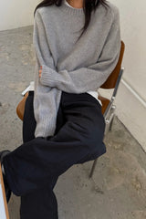 Winter Bloom Round Sweater