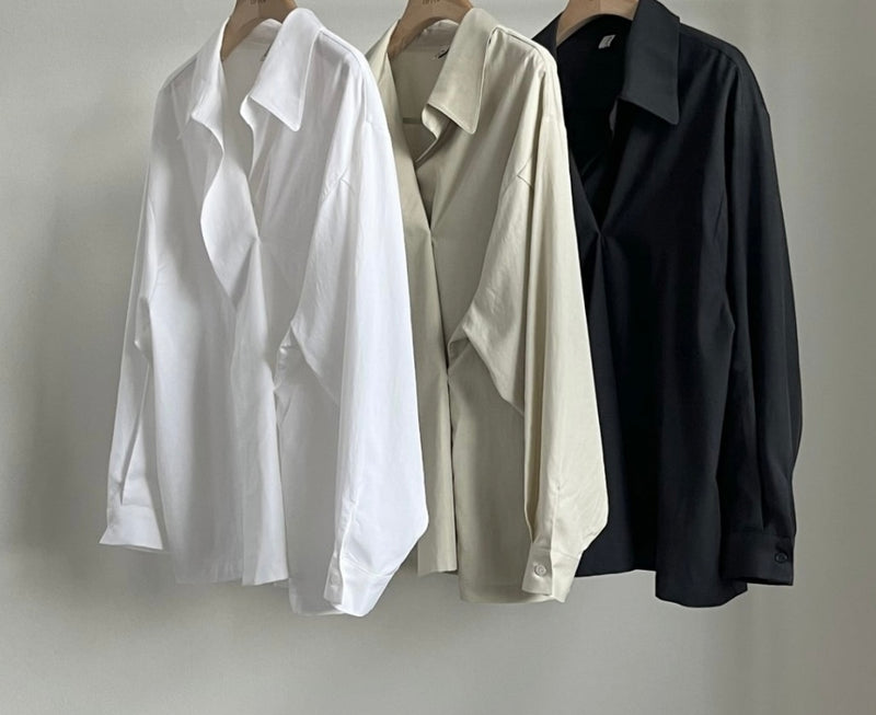 Wrap Tencel Shirt