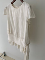Layered Peplum Blouse