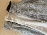 Rabbit Wool Zip Up, women's knit zip up cardigan