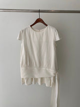 Layered Peplum Blouse