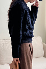 Retro Cable Sweater