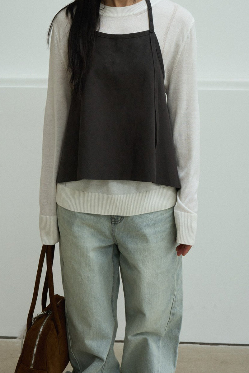 Soft Back Keyhole Knit