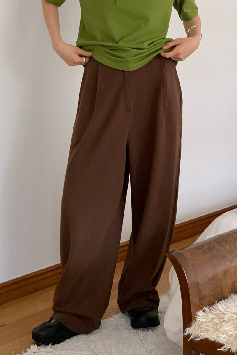 Warm Terry Wide Slacks