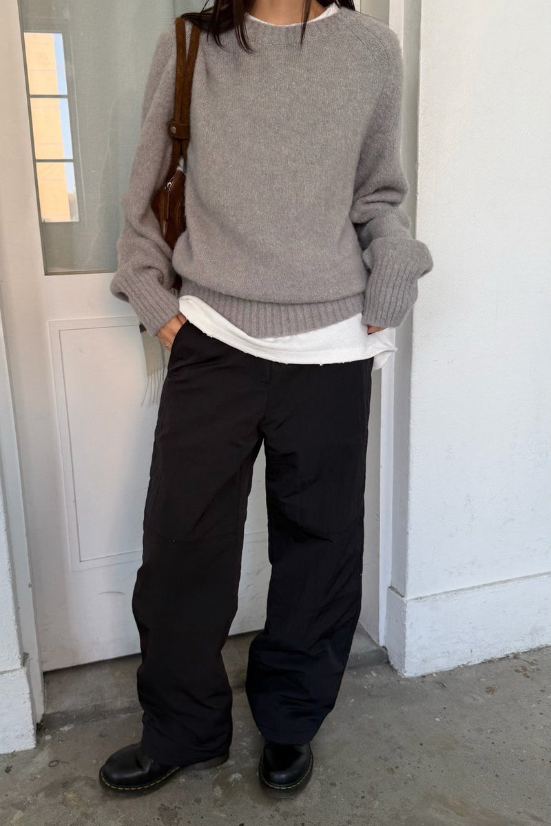 Winter Bloom Round Sweater