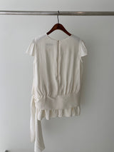 Layered Peplum Blouse
