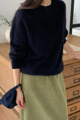 Hairy Wool-Cash Knit