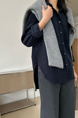 Soft Wale Rounded Corduroy Shirt