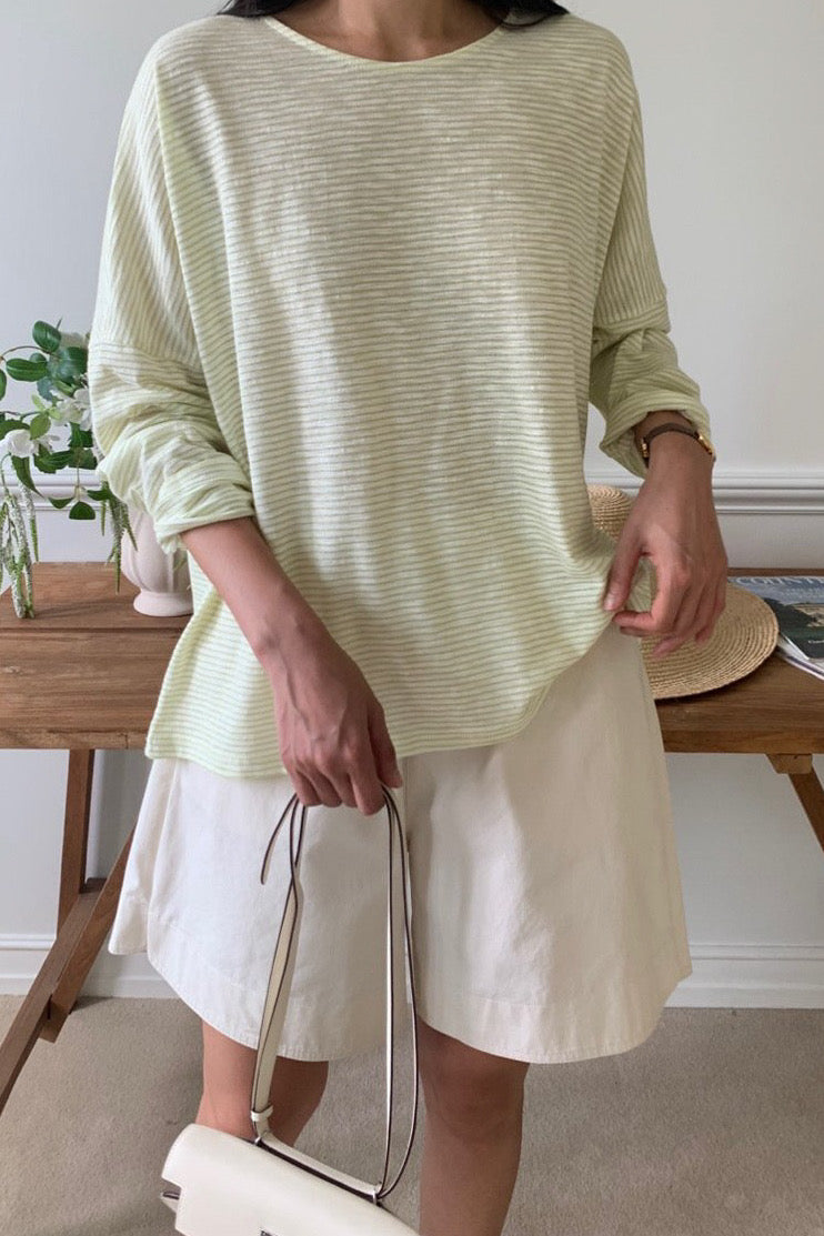 James Stripe Loose Tee