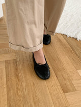 EF3262 Ribbon Toe Ballet Flat