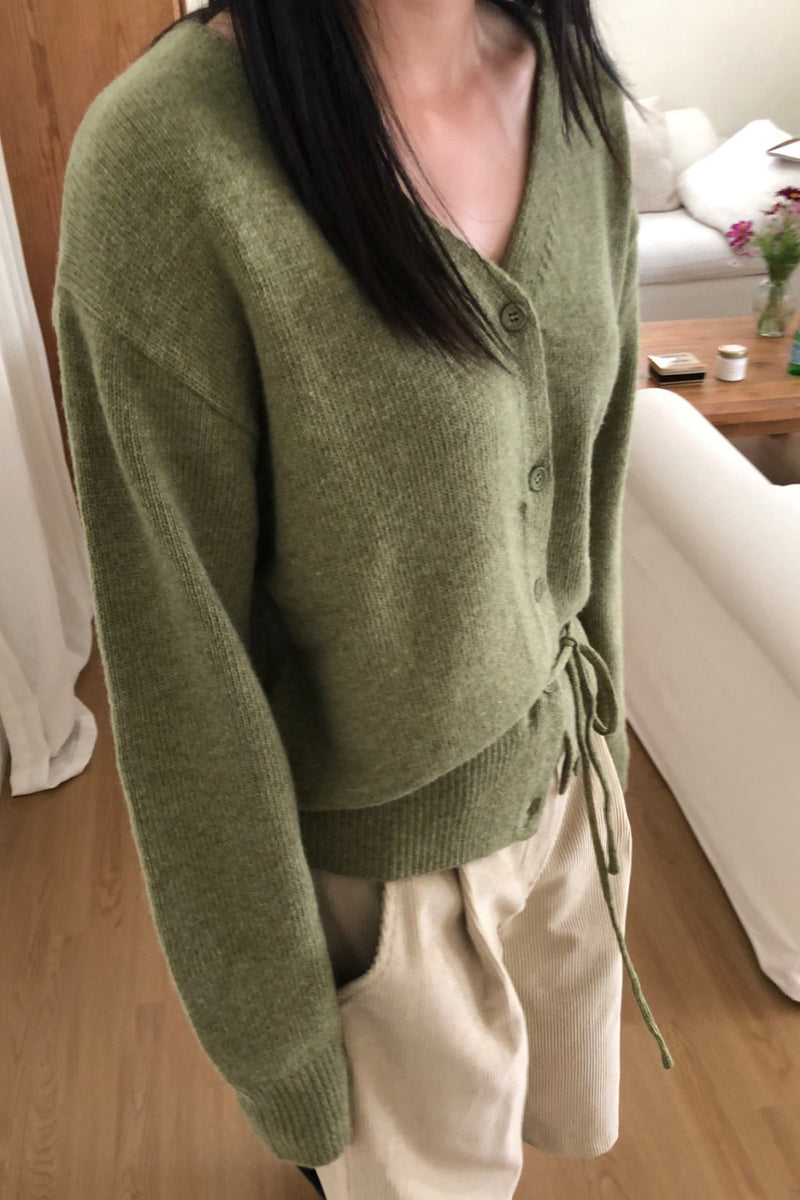 Soft Tie Waist Cardigan