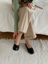 EF3262 Ribbon Toe Ballet Flat