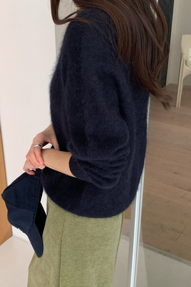Hairy Wool-Cash Knit