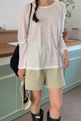 Linen Loose Tee