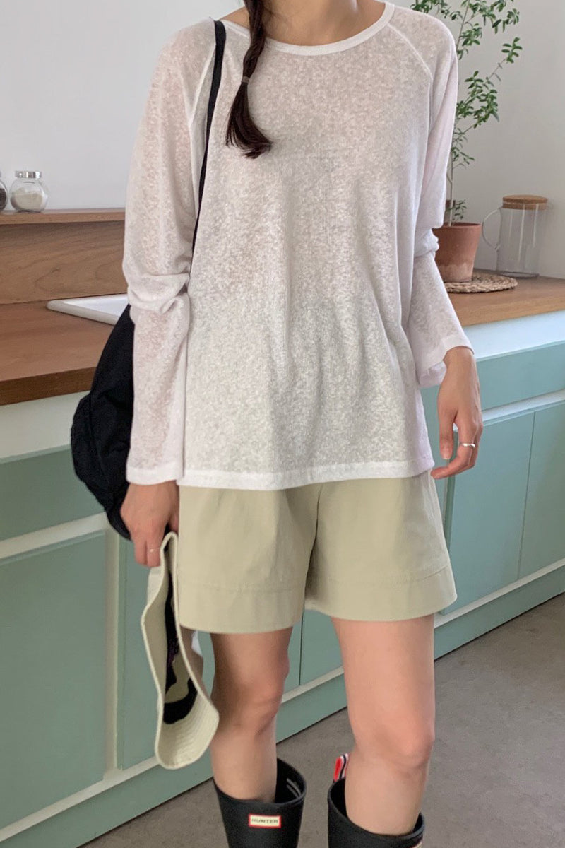 Linen Loose Tee