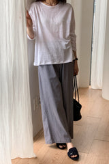 Luxe Linen Sheer Tee