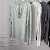 Soft Back Keyhole Knit