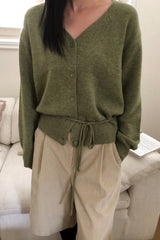 Soft Tie Waist Cardigan