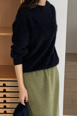Hairy Wool-Cash Knit