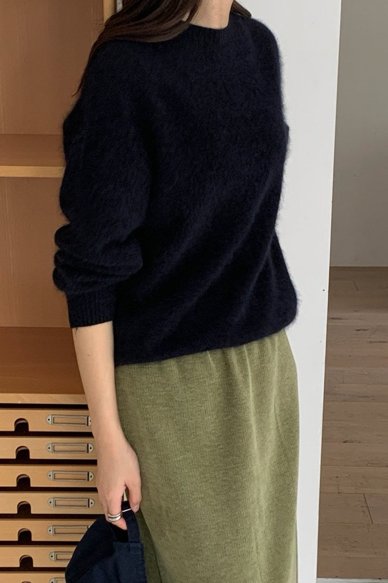 Hairy Wool-Cash Knit