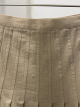 Architectural Stitched Pleat Skirt