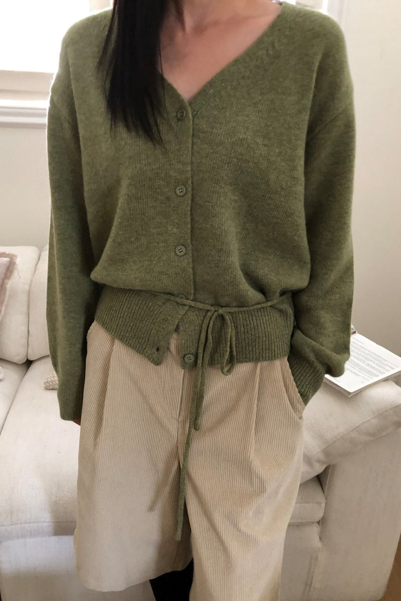 Soft Tie Waist Cardigan