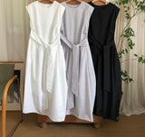 Gathered Tie Front Maxi