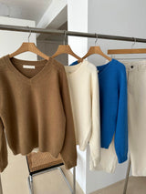 Basic V Neck Knit