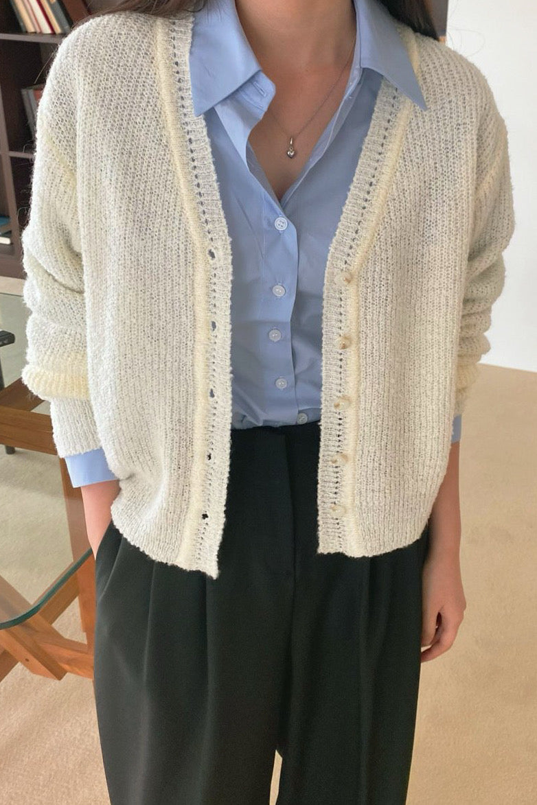 Ella Boucle Cardigan
