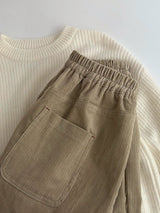 Corduroy Wide Banding Pants
