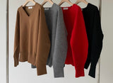 Volume V-neck Knit