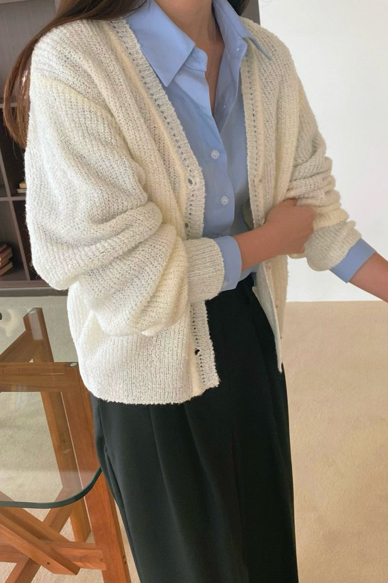 Ella Boucle Cardigan