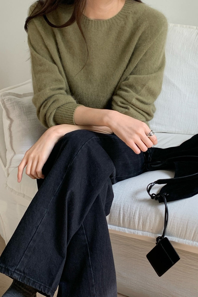 Hairy Wool-Cash Knit