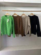 Retro Cable Sweater