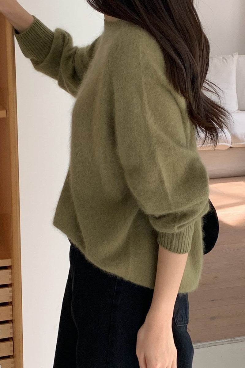 Hairy Wool-Cash Knit