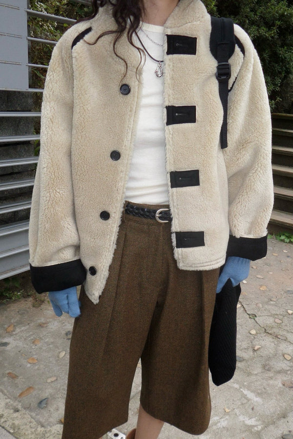 Reversible Shearling Mustang