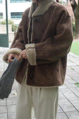 Reversible Shearling Mustang