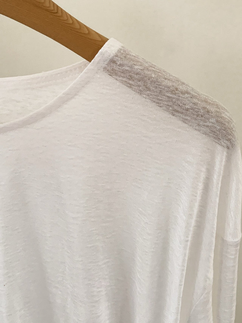 Luxe Linen Sheer Tee