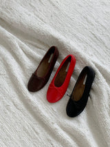 EF3262 Ribbon Toe Ballet Flat