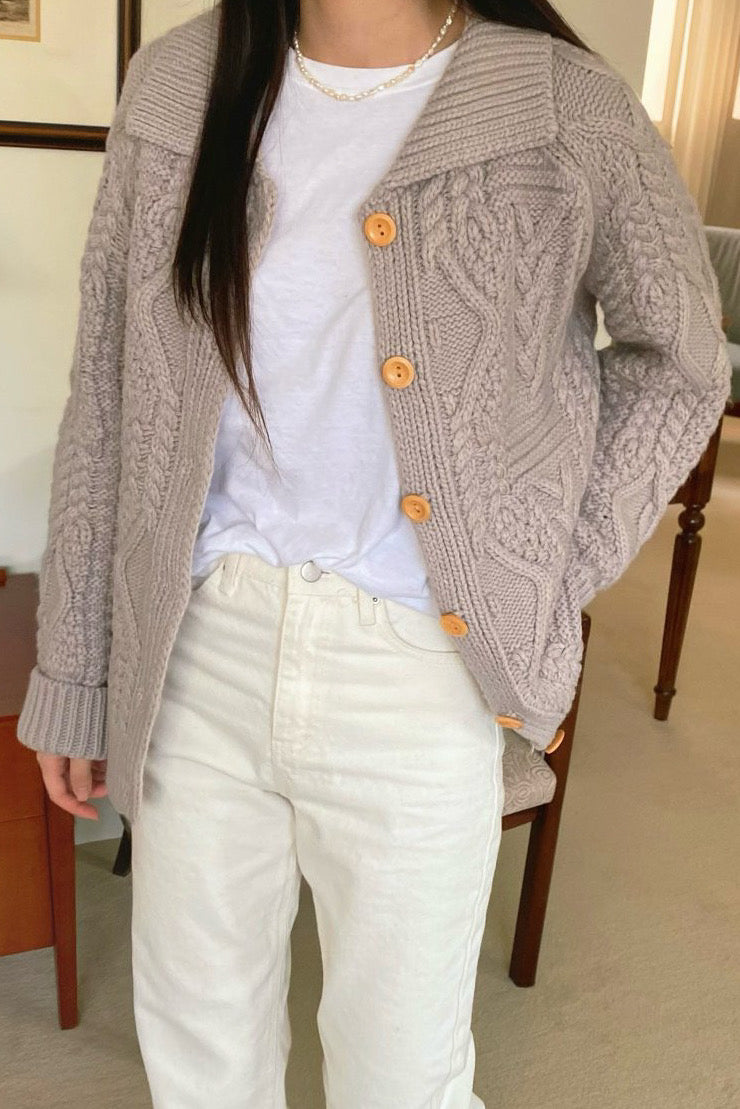 Ananise Cable Cardigan